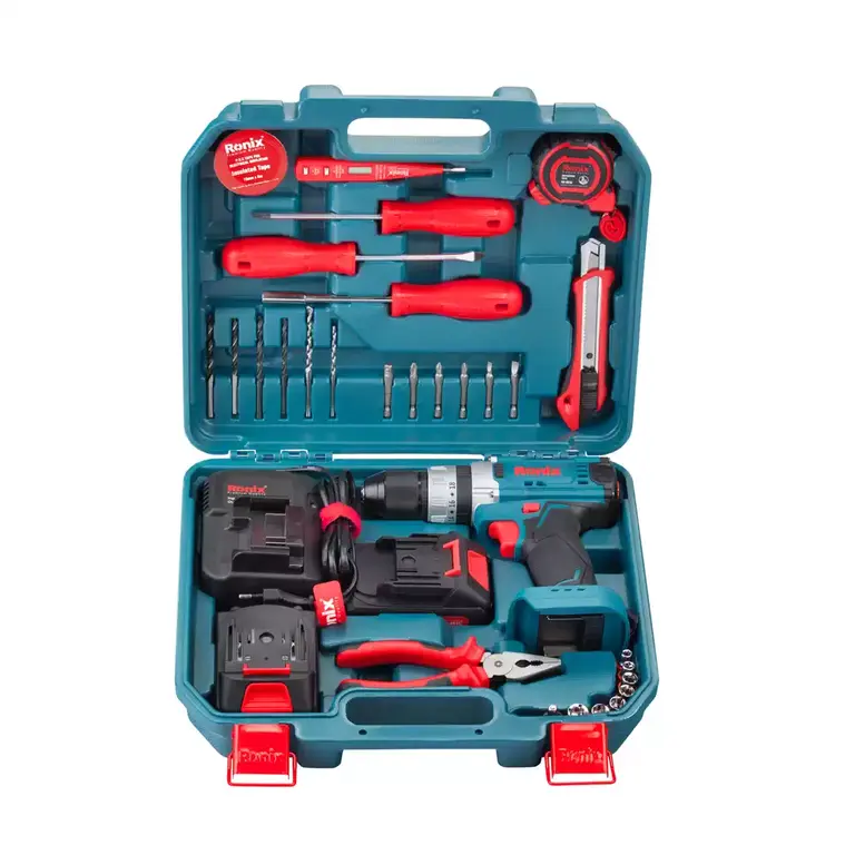 کیت دریل شارژی 16 ولت - 33 پارچه مدل : RS-8615