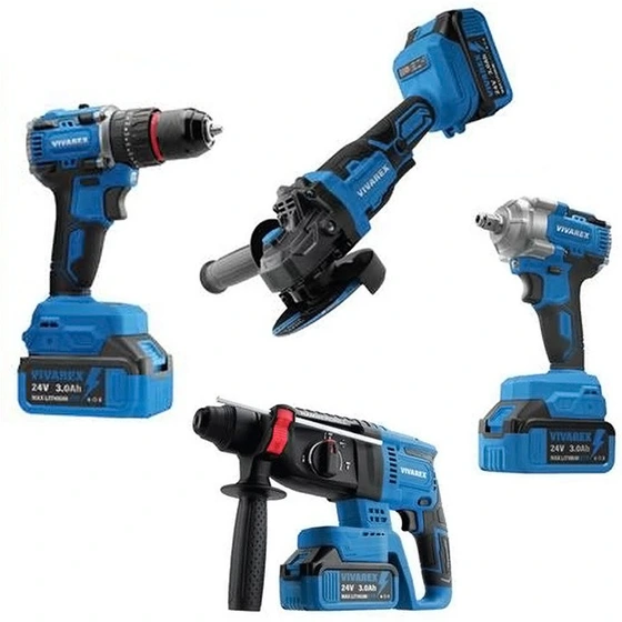 کیت 4عددی شارژی ویوارکس مدل VR2404_BCK
